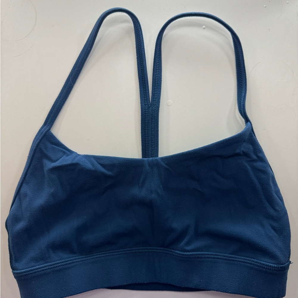dark blue Lululemon sports bra